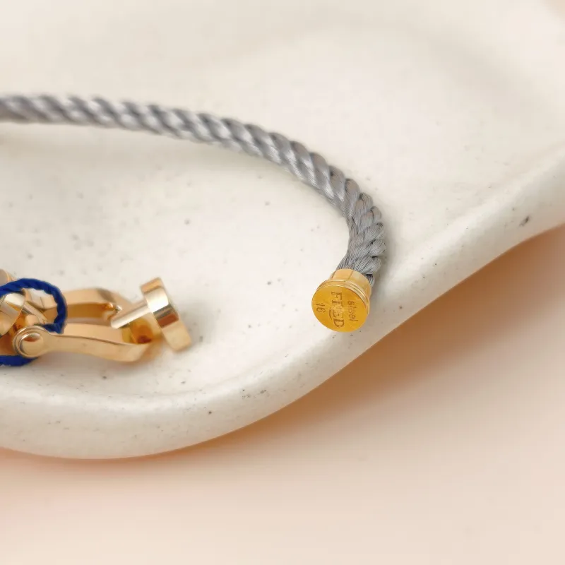 FRED Bracelet Force 10 Collection Bracelet Gold 18KY ellow Gold Large 2.6*1.4cm — cover view 7 of 11