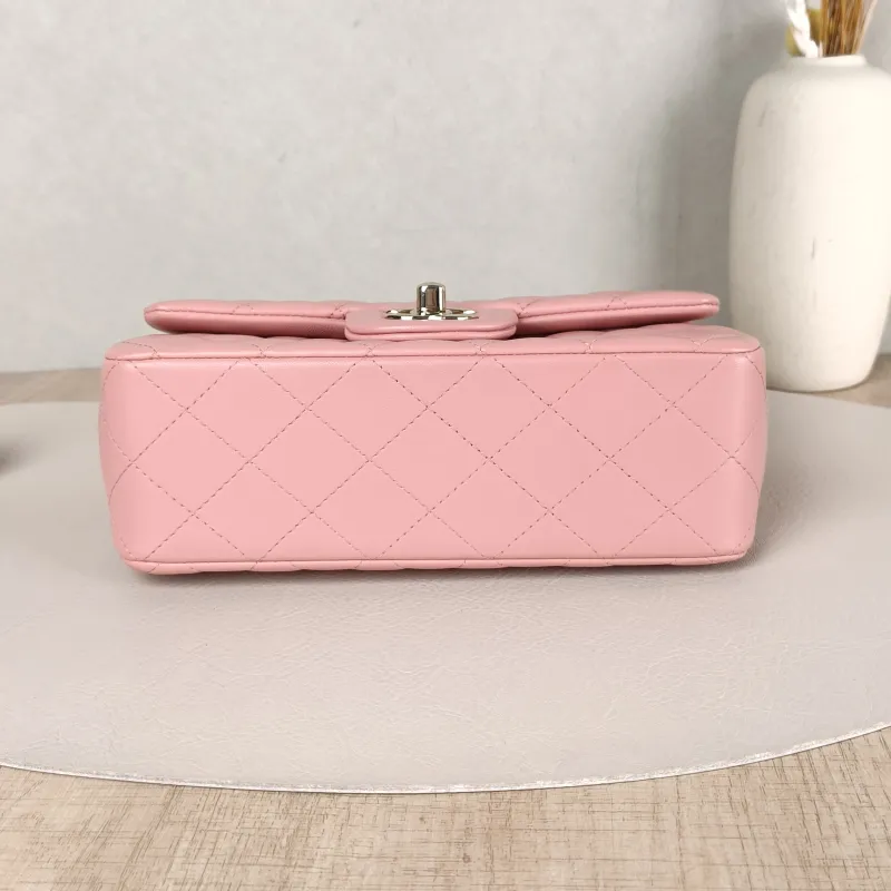 Chanel Crossbody Bag23k logo mini Pink Lambskin mini20 × 6 × 12 cm — cover view 3 of 5