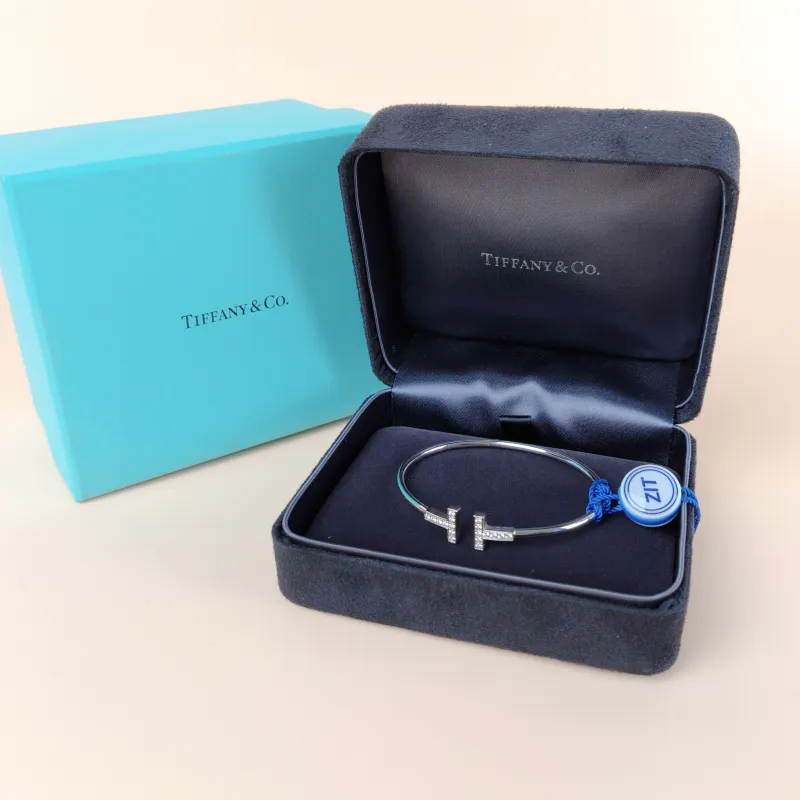 Tiffany&Co. Bangle TC ollection T White Gold White Gold18KW hite Gold Diamond One Size15cm โ cover view 7 of 7