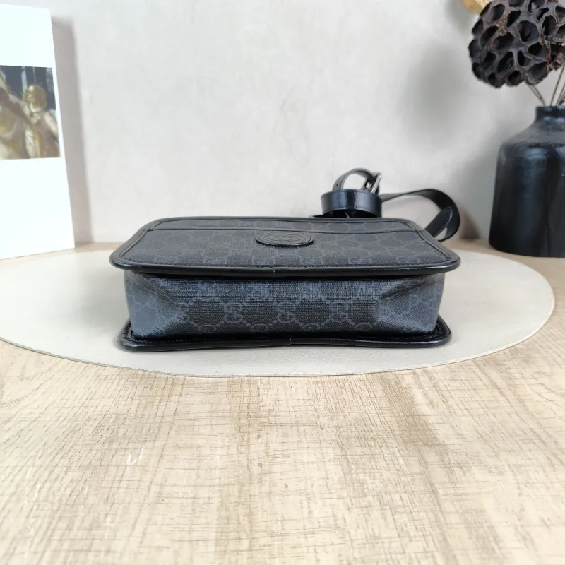 GUCCI Crossbody Bag GG Retro Collection Camera Bag Black PV Cmini22.5 × 7 × 14 cm — cover view 5 of 5