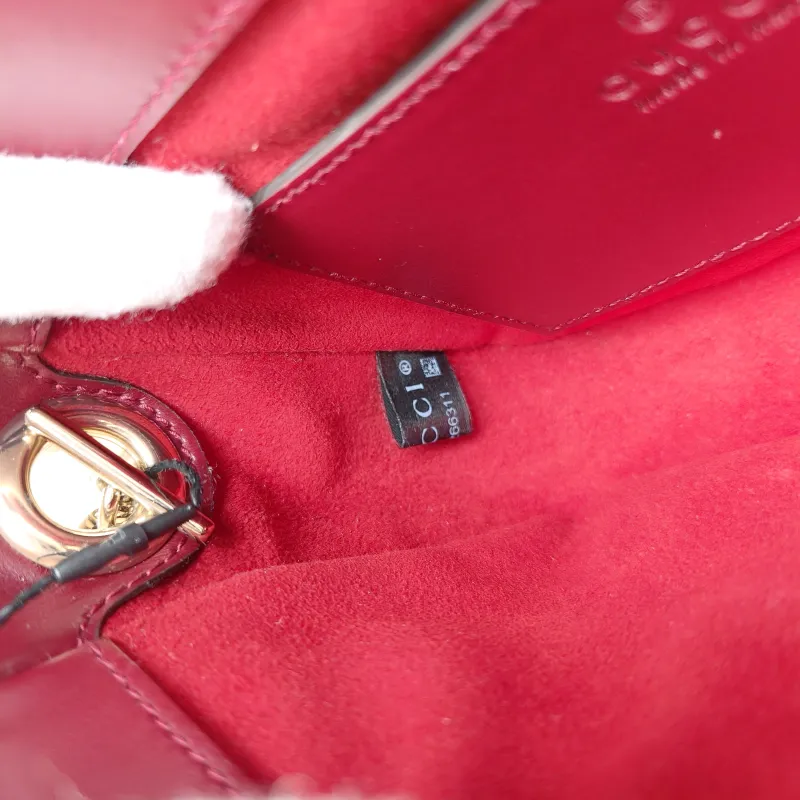 GUCCI Crossbody Bag GG Marmont Marmont Edition Calfskin Mini 17 × 6 × 13 cm — detail view 8 of 15