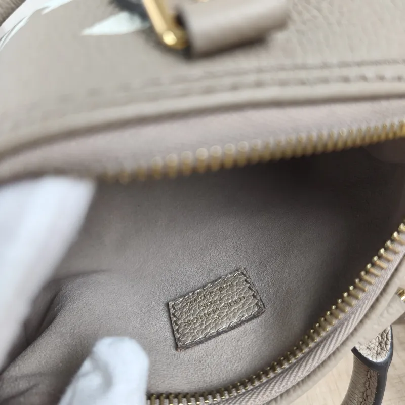Louis Vuitton Crossbody Bag Speedy Nano · White Empreinte Embossed Calfskin nano 16 × 7.5 × 10 cm — detail view 11 of 11