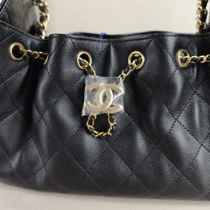 Chanel Shoulder Bag 25Bag Black Grained Calfskin Mini 20 × 12.5 × 22 cm — detail view 12 of 12