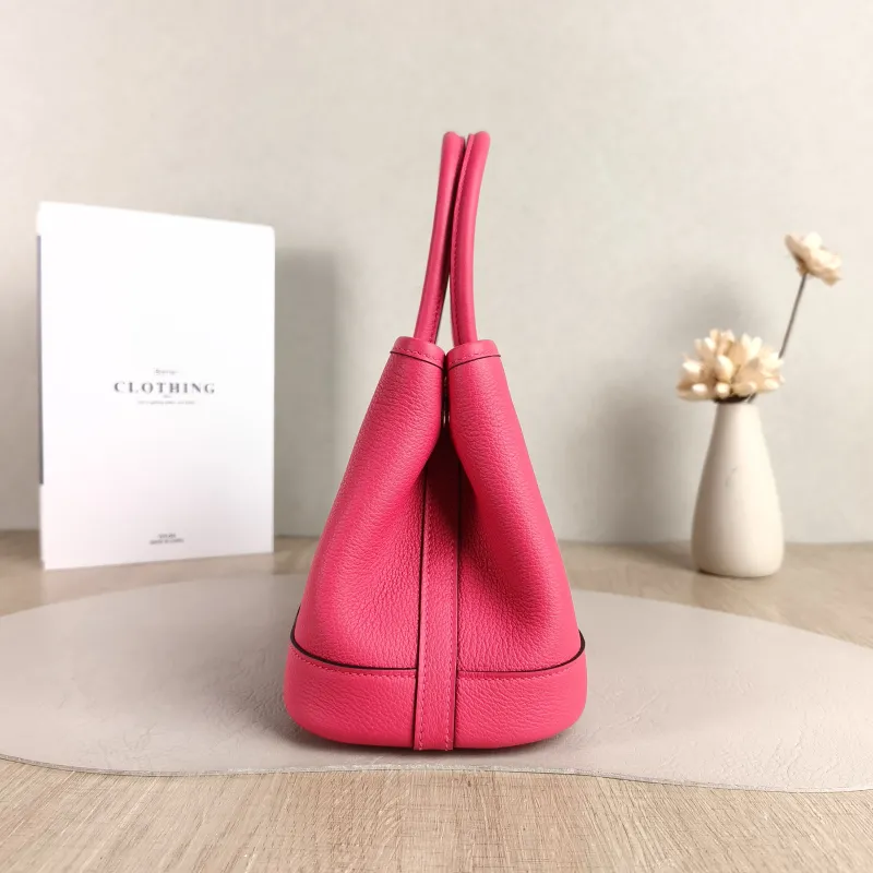 Hermès Top Handle Bag Neo Garden 23 Mini OD Rose Mexico Negonda Calfskin Mini 23 × 10 × 16 cm K — detail view 6 of 10