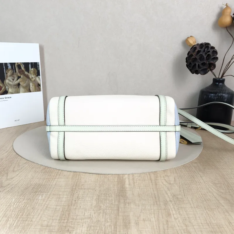 Louis Vuitton Shoulder Bag EXPRESS Shoulder Bag White · Blue Green Calfskin Small 26 × 13.5 × 17 cm — cover view 3 of 6