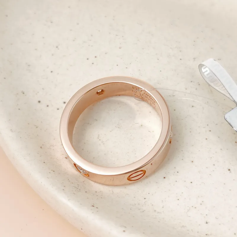 CARTIER Ring Love Collection Ring Rose Gold Diamond18KR ose Gold Edition 62 — cover view 5 of 8