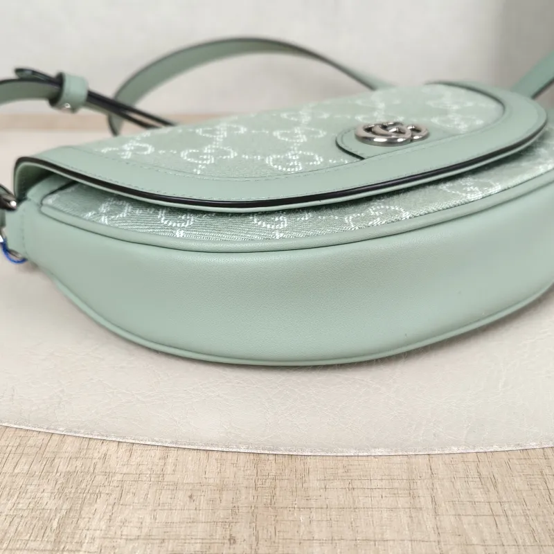 GUCCI Crossbody Bag Ophidia Green Mini 20 × 4 × 13.5 cm — detail view 2 of 11