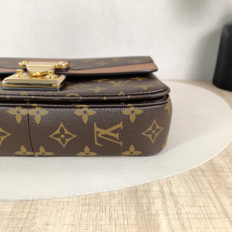 Louis Vuitton Crossbody Bag Marceau Chain Bag Caramel PVC · Calfskin One Size24.5 × 6.5 × 15 cm — detail view 12 of 14