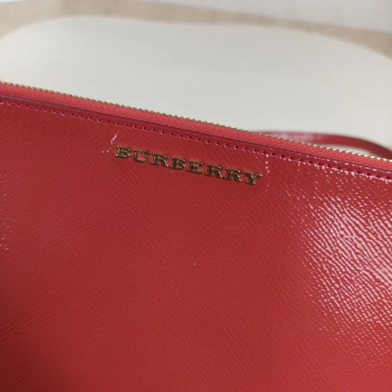 BURBERRY Crossbody Bag Crossbody Bag Red PVC One Size25*15 — detail view 1 of 12
