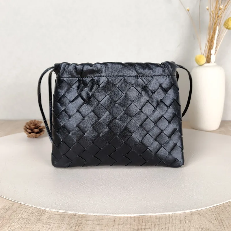 Bottega Veneta Shoulder Crossbody Bag Black Lambskin One Size20.5*15.5 — cover view 4 of 5