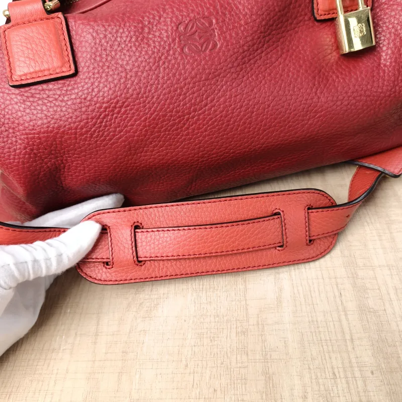 LOEWE Top Handle Bag Top Handle Bag Red Calfskin One Size34 × 16 × 18 cm — detail view 8 of 15