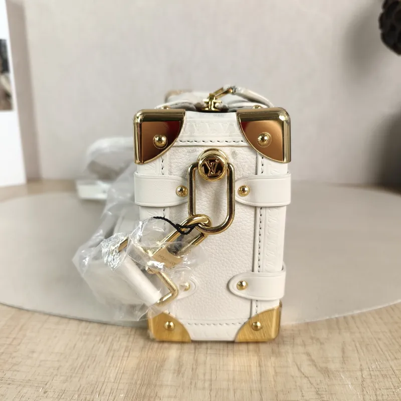 Louis Vuitton Crossbody Bag Side Trunk Box Calfskin Small 19 × 7.5 × 12.5 cm — detail view 8 of 10