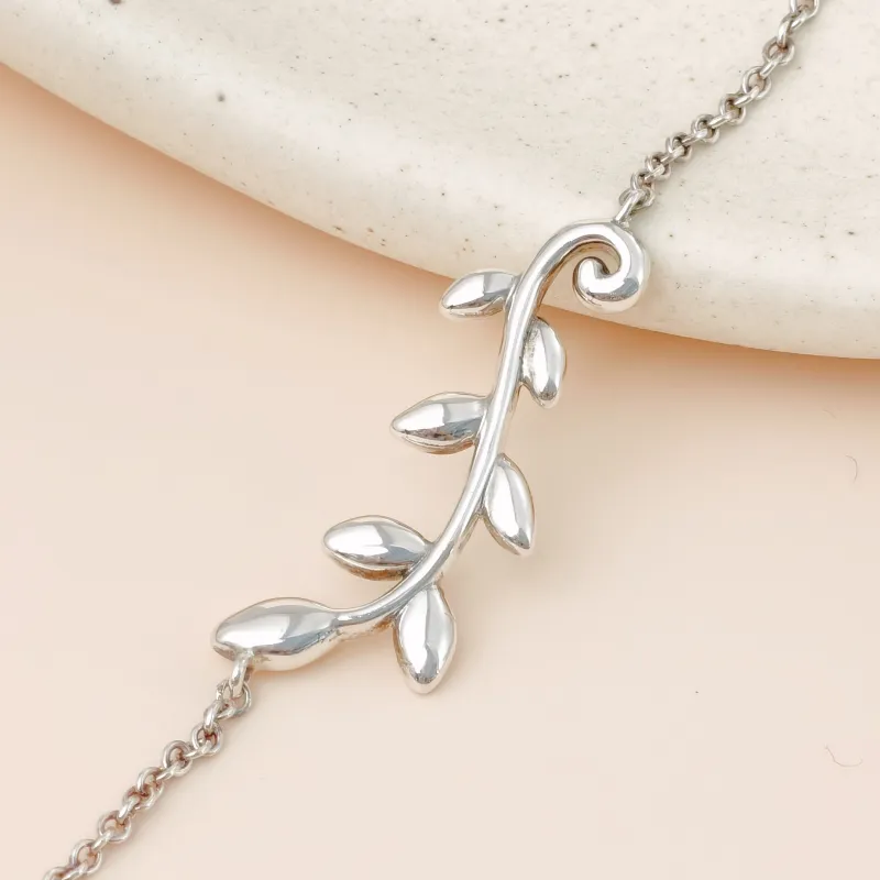 Tiffany&Co. Bracelet Paloma Picasso Collection Olive Leaf Bracelet 925 One Size17cm — cover view 5 of 9