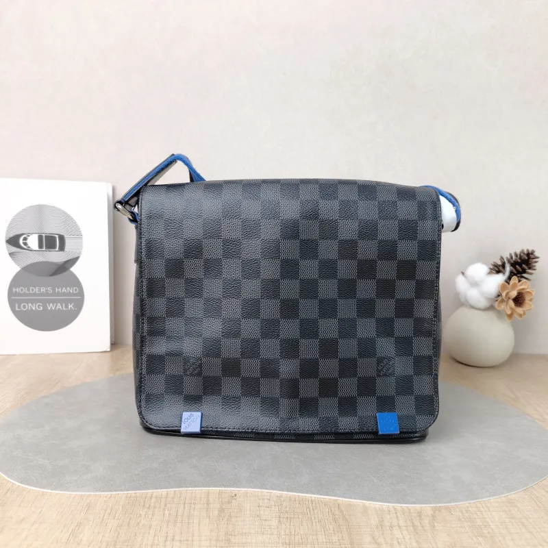 Louis Vuitton Crossbody Bag District Messenger Bag PVC Small 25 × 7 × 22 cm