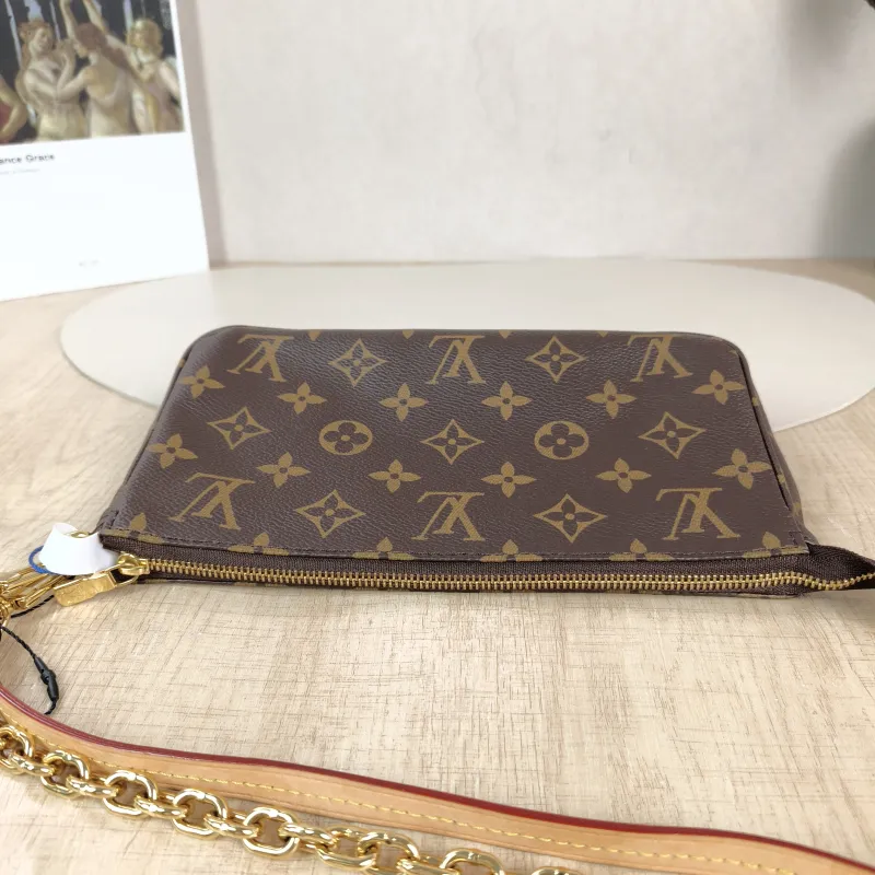 Louis Vuitton Shoulder Bag Pochette Accessoires Two Straps Monogram PVC Large 23.5 × 4 × 13.5 cm — detail view 5 of 10