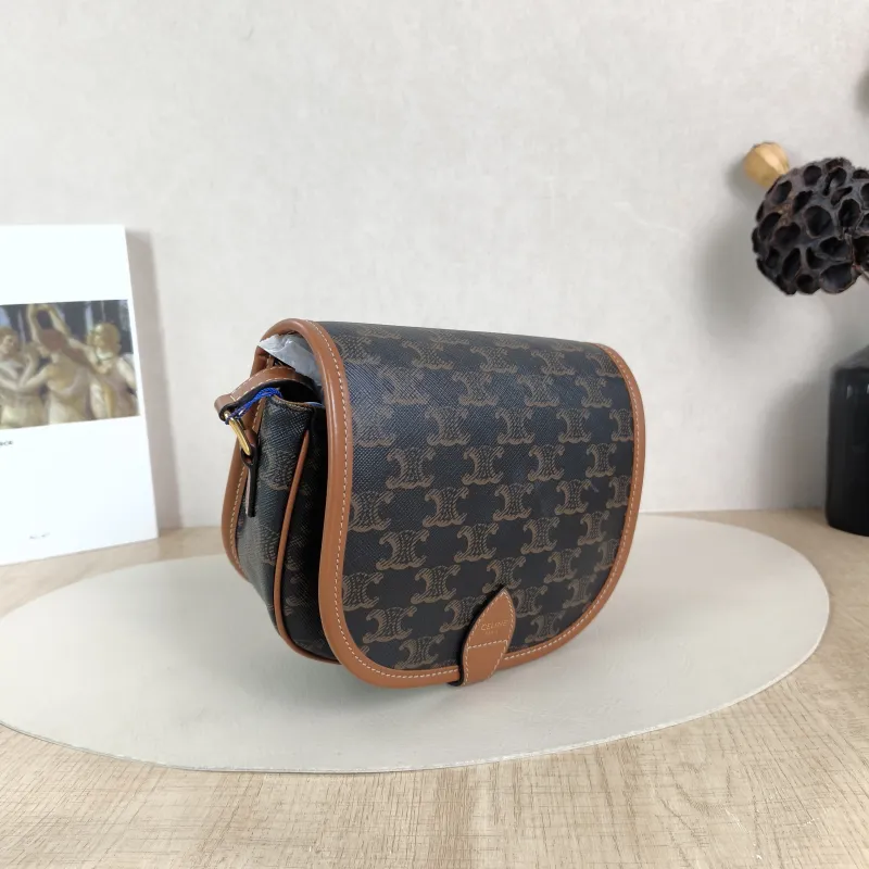 CELINE Crossbody Bag FOLCO Monogram PVC Medium 18.5 × 8 × 17 cm — cover view 3 of 5