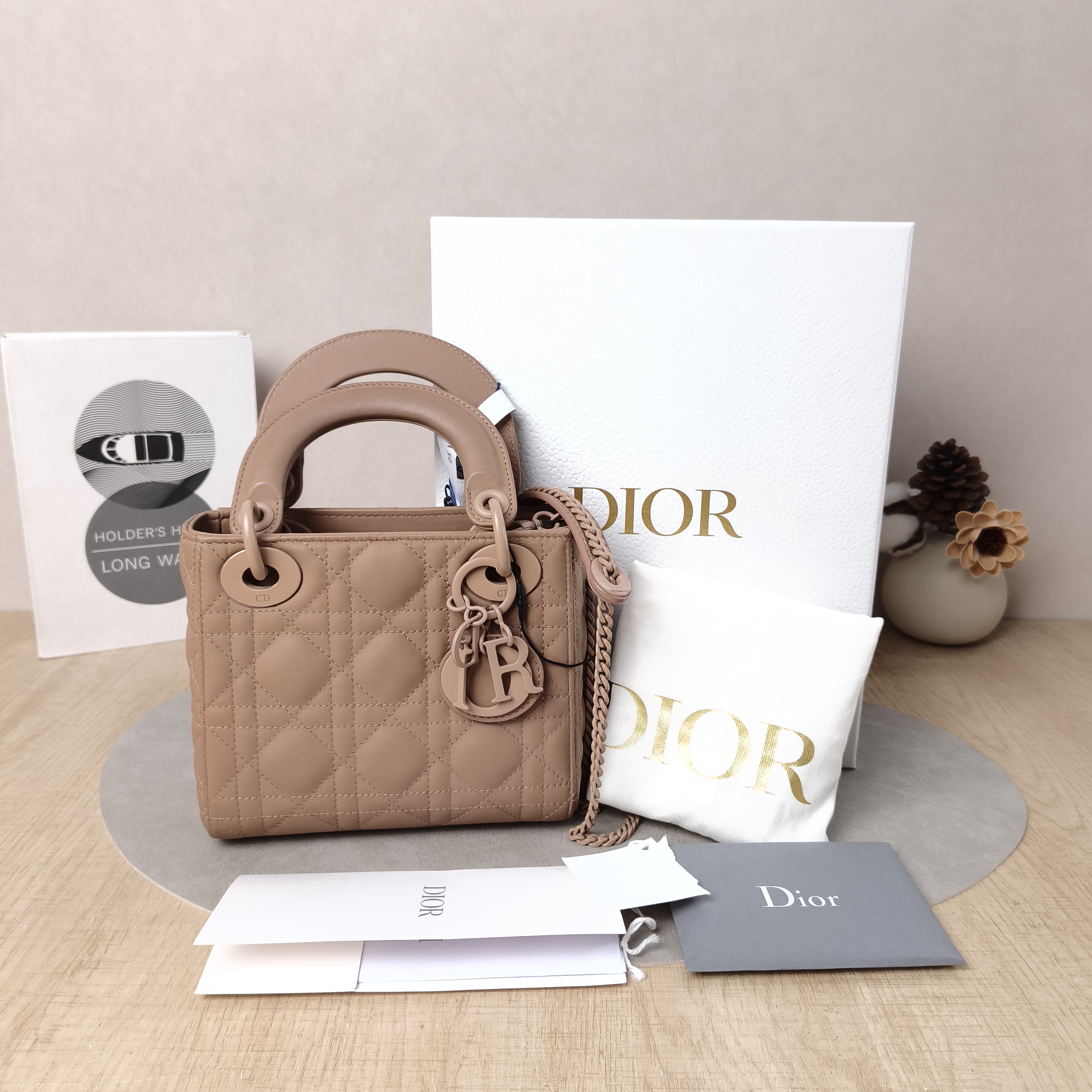 DIOR Crossbody Bag Lady Lady Dior Bag Red Calfskinmini17 × 7 × 15 cm — cover view 5 of 6