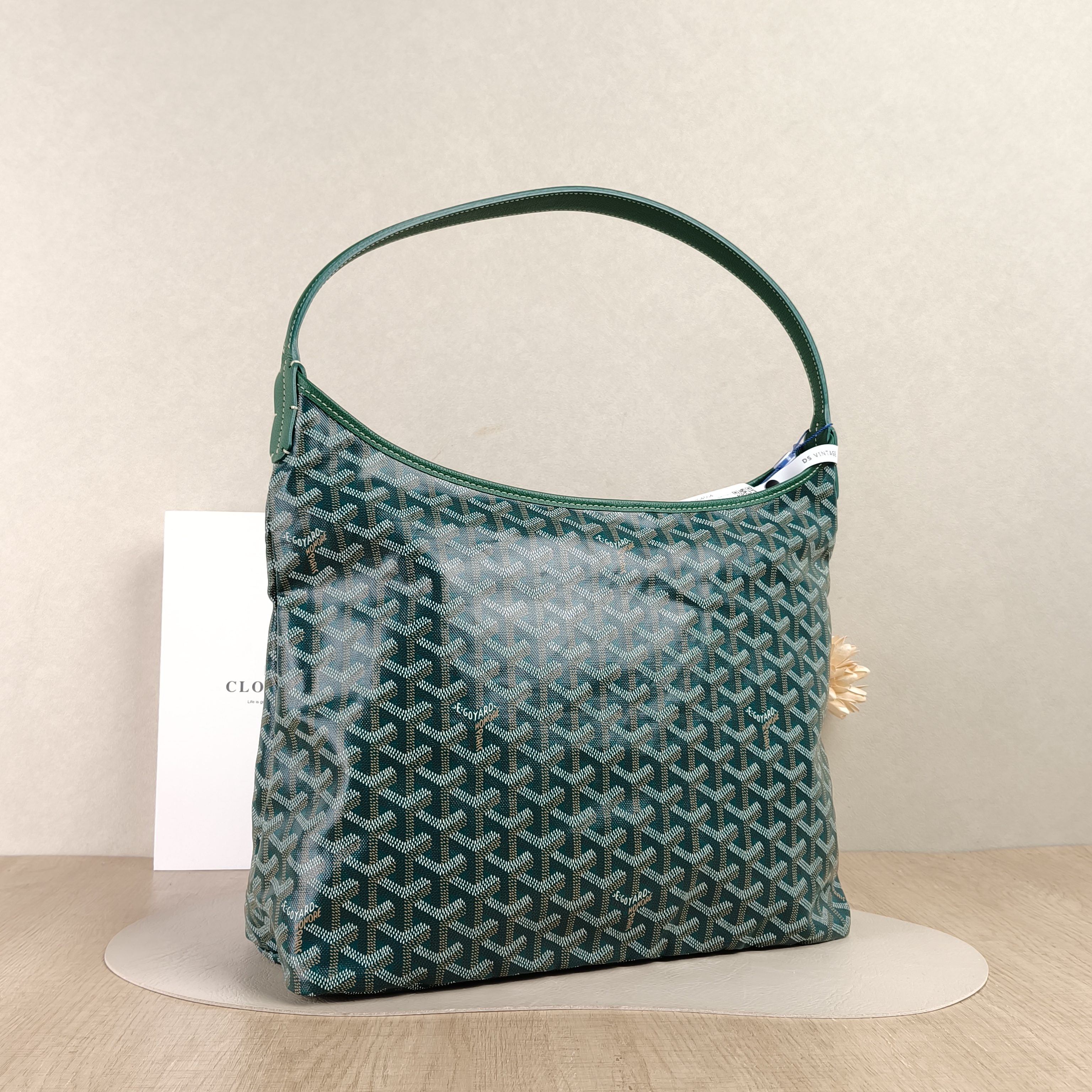GOYARD Shoulder Bag Boheme HoboGreen PVC Small43 × 14 × 27 cm — cover view 3 of 6