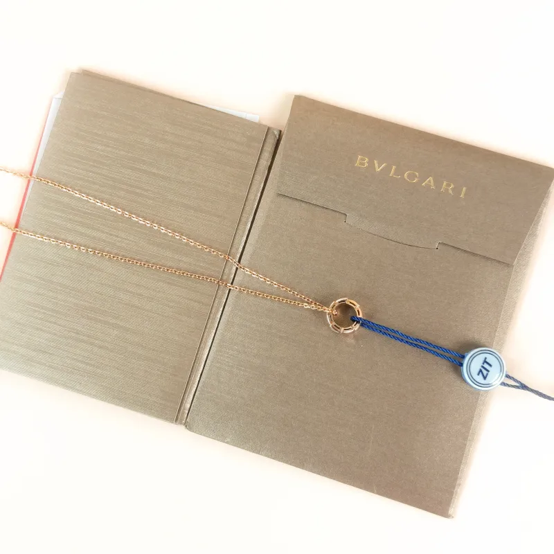Bvlgari Necklace Serpenti Viper Collection Necklace 18KR ose Gold One Size 44cm — cover view 2 of 9