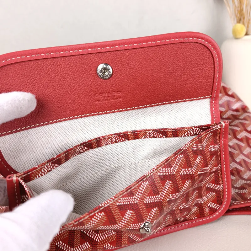 GOYARD Shoulder Bag Boheme Hobo​ Red PVC Small 43 × 14 × 27 cm — detail view 5 of 9