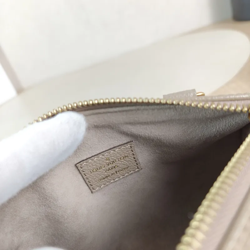 Louis Vuitton Crossbody Bag Speedy Nano · White Monogram Empreinte Embossed Calfskin nano 16 × 7.5 × 10 cm — detail view 6 of 11