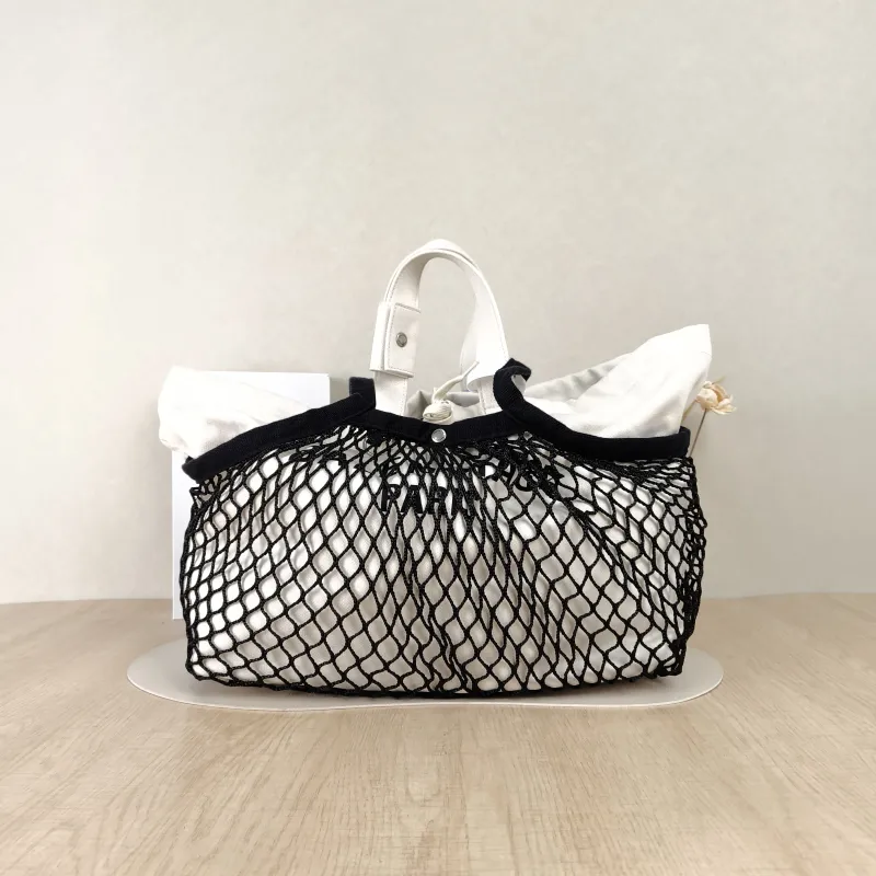 BALENCIAGA Shoulder Bag Tote Bag Woven Colorblock Canvas One Size36 × 22 × 31 cm