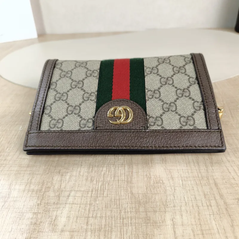 GUCCI Crossbody Bag Ophidia Monogram PVC 18.5 × 5.5 × 13 cm — detail view 8 of 12