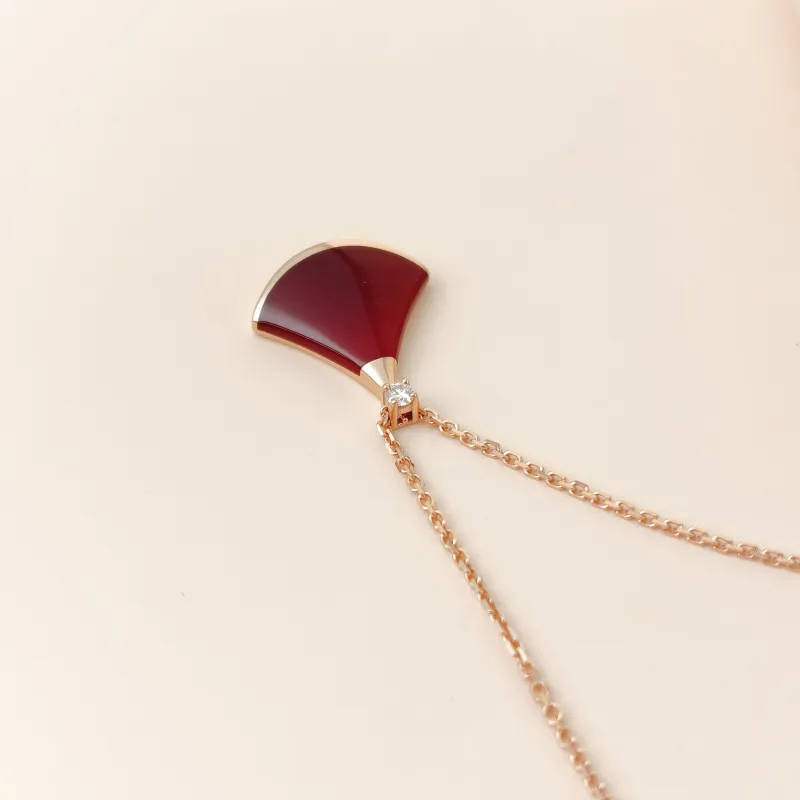 Bvlgari Necklace DIVAS’ DREAM Collection Diamond18KR ose Gold Small 43cm — cover view 6 of 12