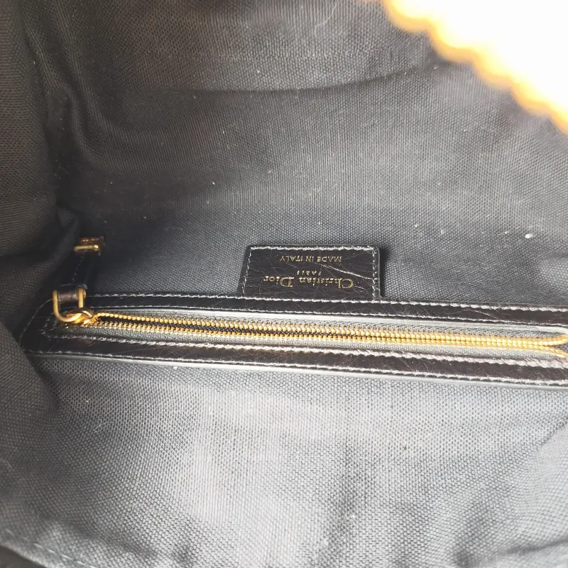 DIOR Shoulder Bag D-Journey Shoulder Bag Hobo Black Calfskin Medium 33 × 15 × 16 cm — detail view 7 of 15