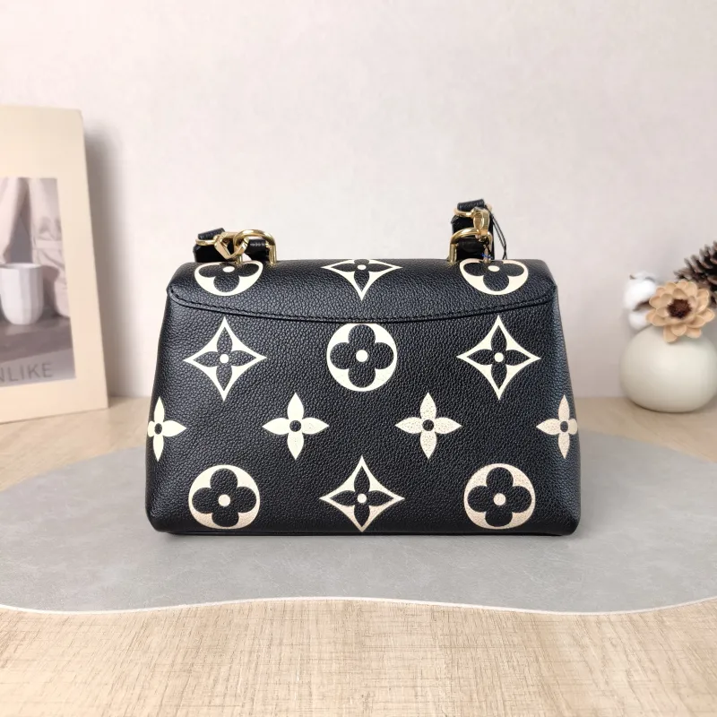 Louis Vuitton Crossbody Bag MADELEINE Black · White Monogram Empreinte Embossed Calfskin BB 24 × 8.5 × 17 cm — cover view 5 of 6