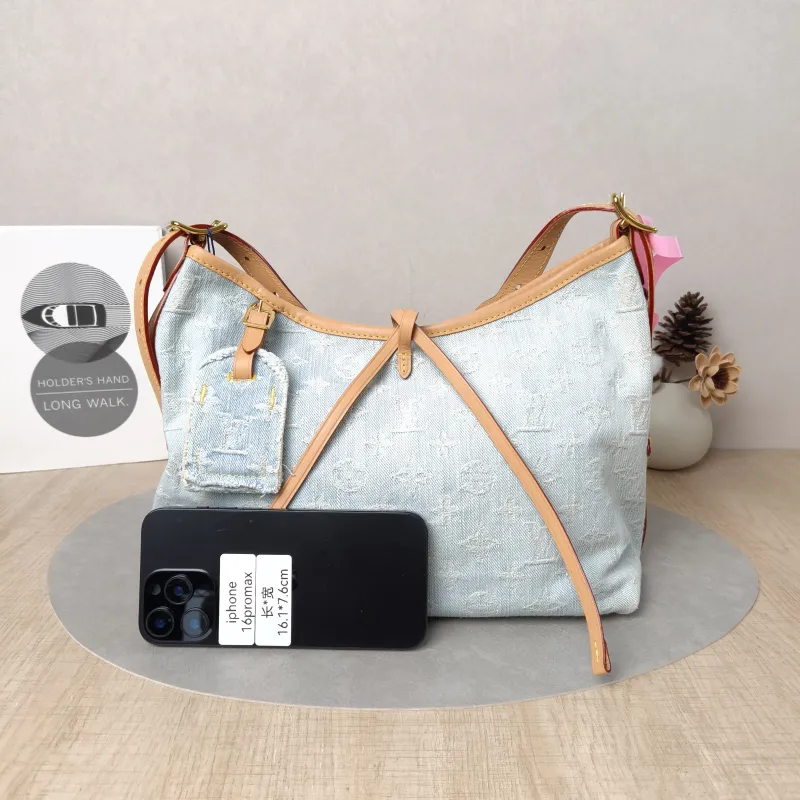 Louis Vuitton Crossbody Bag Carryall Blue Small29 × 12 × 24 cm — cover view 2 of 6
