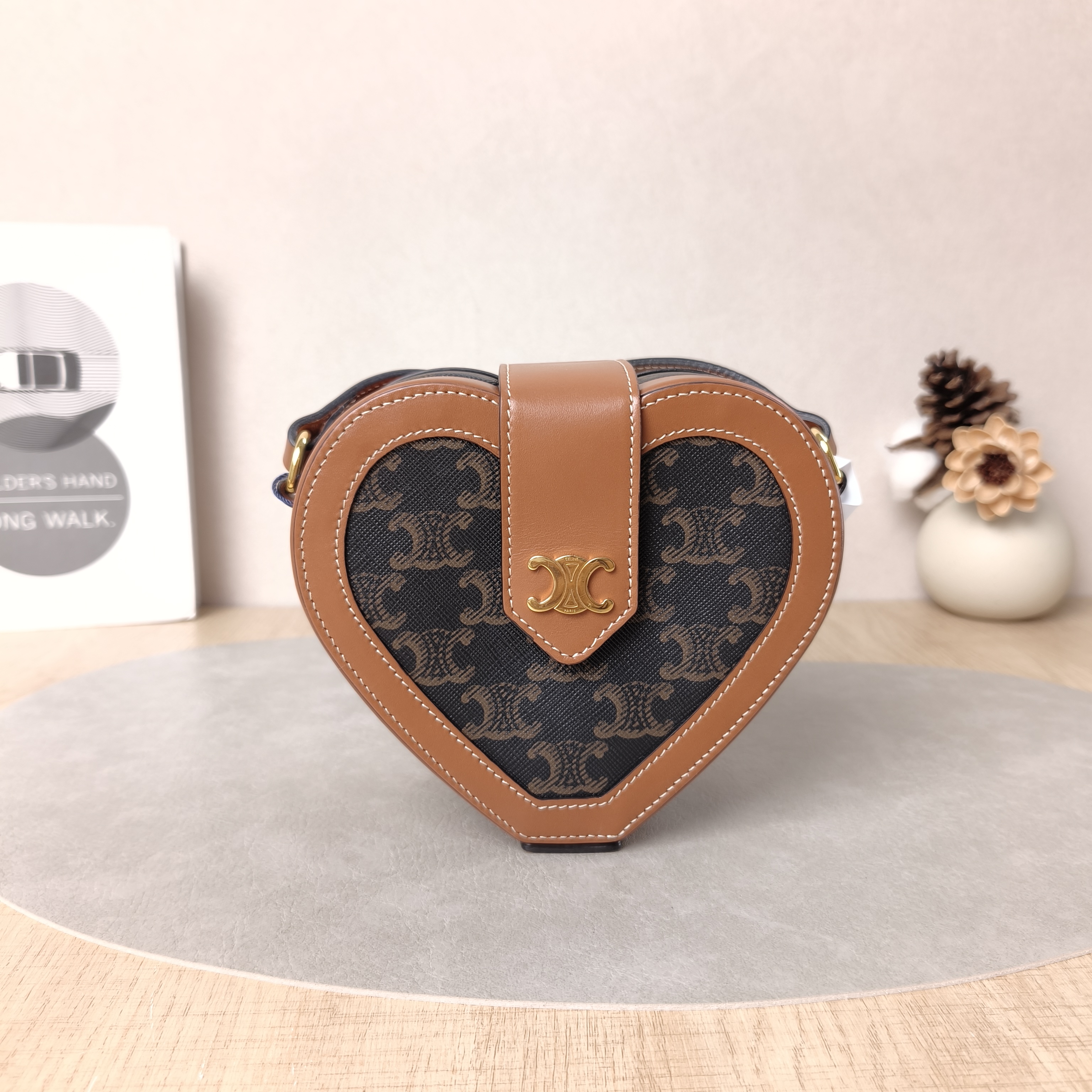 CELINE Crossbody Bagtambour triomphe Crossbody Bag Monogram PVC One Size15 × 7 × 12 cm