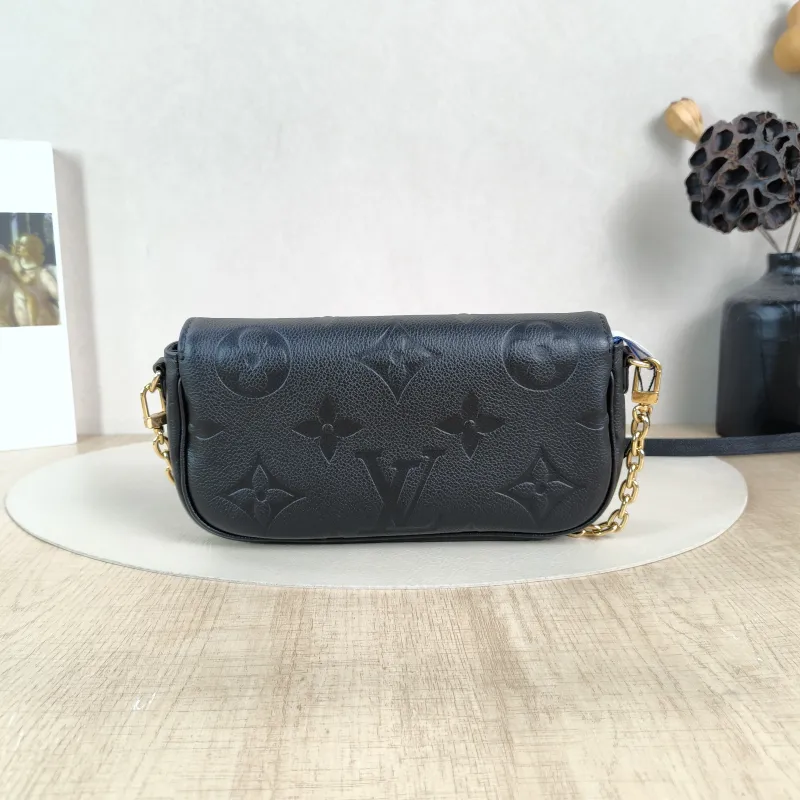 Louis Vuitton Crossbody Bag IVY Black Empreinte Embossed Calfskin Monogram Small23.5 × 4.3 × 12 cm — cover view 6 of 6