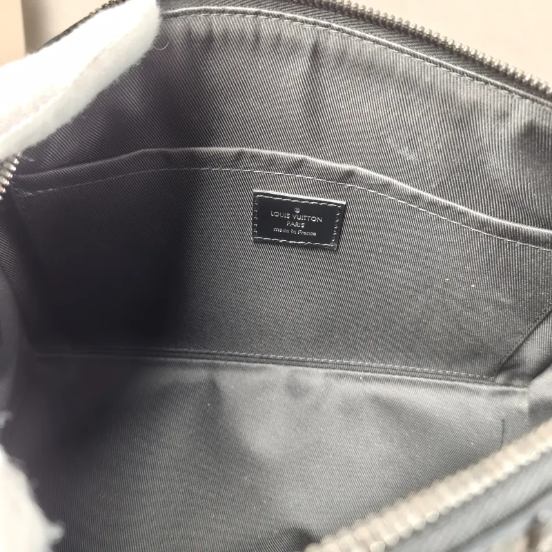 Louis Vuitton Crossbody Bag City Keepall Black PVC Medium 27 × 13 × 17 cm — detail view 6 of 12