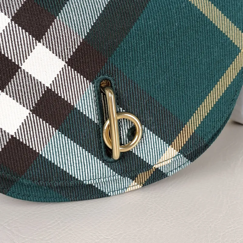 BURBERRY Crossbody Bag Crossbody Bag Green Canvas One Size19 × 6 × 16 cm — detail view 7 of 12