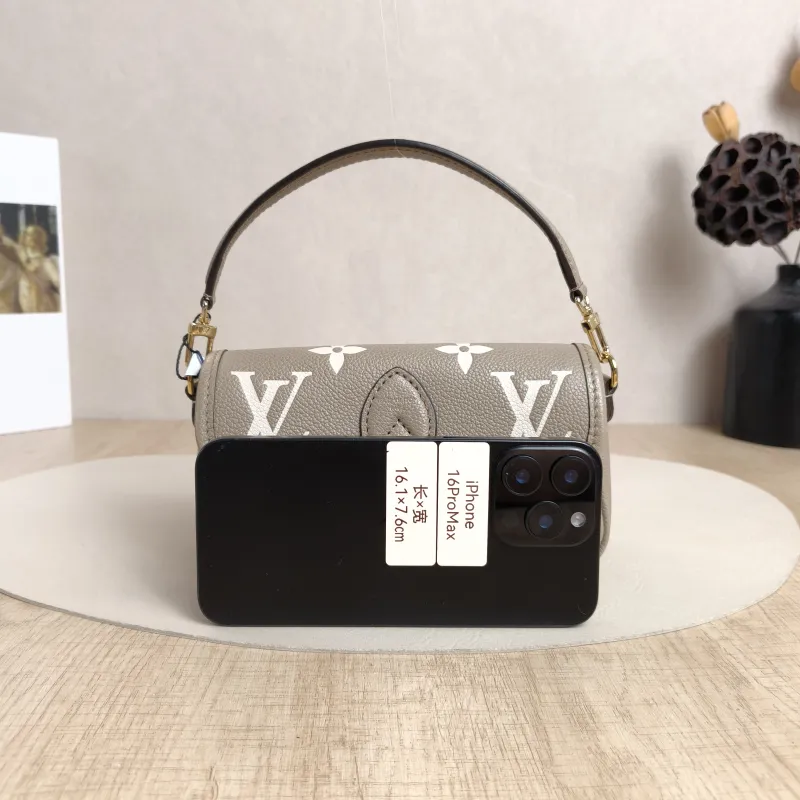 Louis Vuitton Crossbody Bag Diane Baguette Bag Empreinte Embossed Calfskin Monogramnano19 × 6 × 10.5 cm — cover view 2 of 5