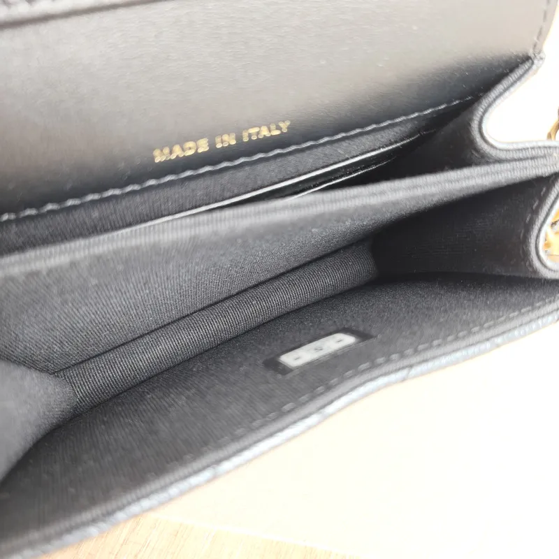 Chanel Crossbody Bag C logo woc Crossbody Bag Black Grained Calfskin One Size 13 × 5.5 × 10 cm — detail view 3 of 12