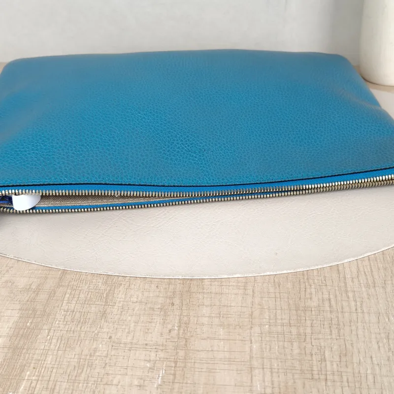 GUCCI Clutch Clutch Blue Calfskin One Size34*21 — detail view 1 of 10