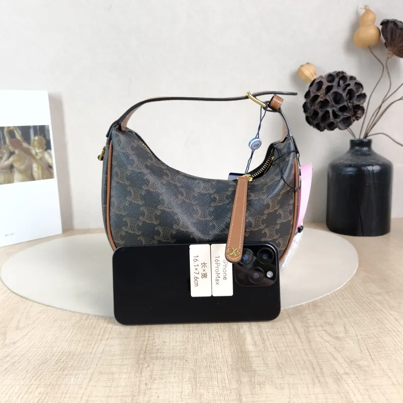CELINE Crossbody Bag TEEN LULU hobo Monogram PVC Small 21 × 5 × 24 cm — cover view 3 of 5