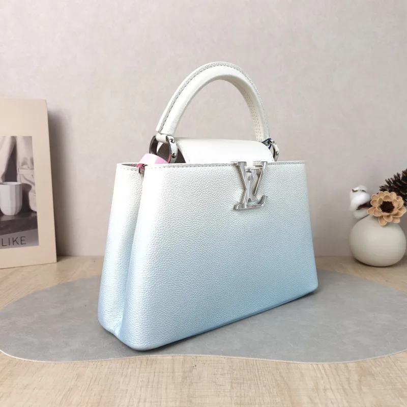 Louis Vuitton Top Handle Bag Capucines Calfskin BB 27 × 9 × 17.5 cm — cover view 5 of 5