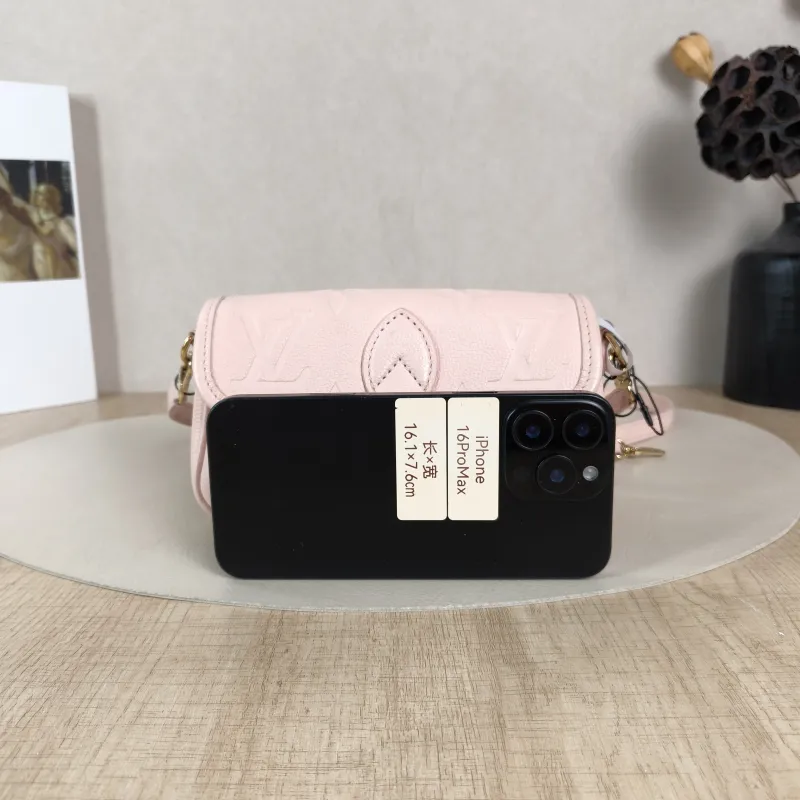 Louis Vuitton Crossbody Bag Diane Baguette Bag Empreinte Embossed Calfskin Monogramnano19 × 6 × 10.5 cm — cover view 4 of 6