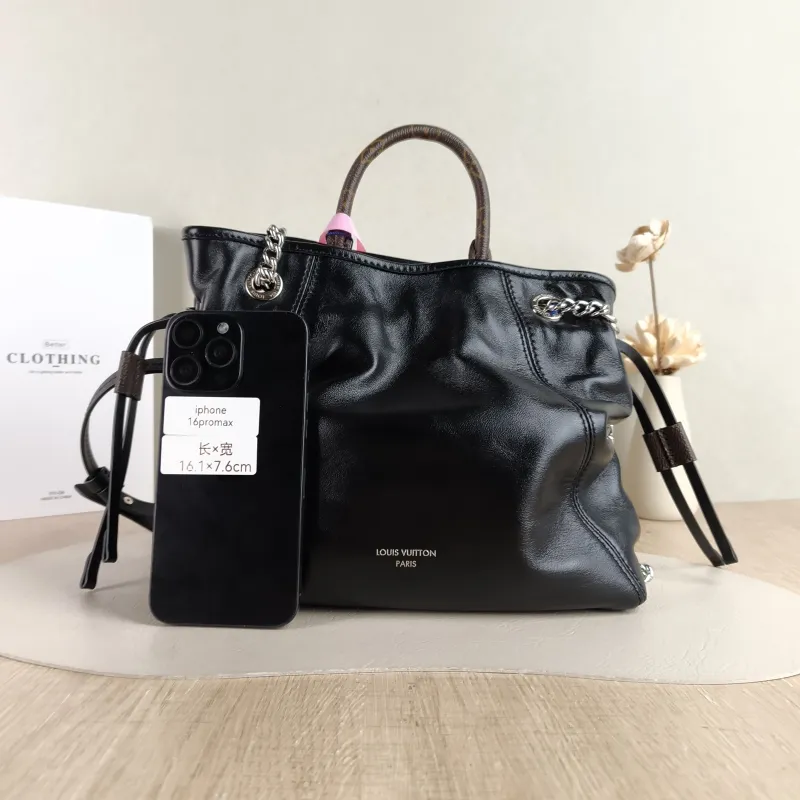 Louis Vuitton Backpack Off Duty Vibe Backpack Black SL ambskin One Size 24 × 10 × 25 cm — cover view 5 of 5