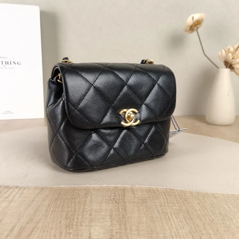 Chanel Crossbody Bag Edition Black Calfskinmini16.5 × 7 × 13 cm — cover view 5 of 5