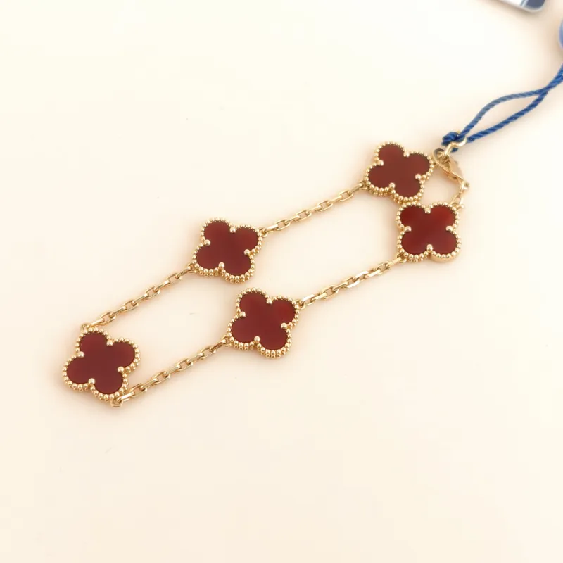 Van Cleef & Arpels Bracelet Alhambra Alhambra Collection Five-Motif Bracelet 18KY ellow Gold Vintage Small 1.5 × 1.5 × 19 cm — cover view 7 of 8