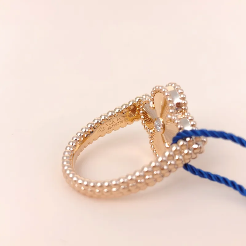 Van Cleef & Arpels Ring Alhambra Alhambra Collection Ring Diamond18KR ose Gold Vintage Small 52 — cover view 8 of 8