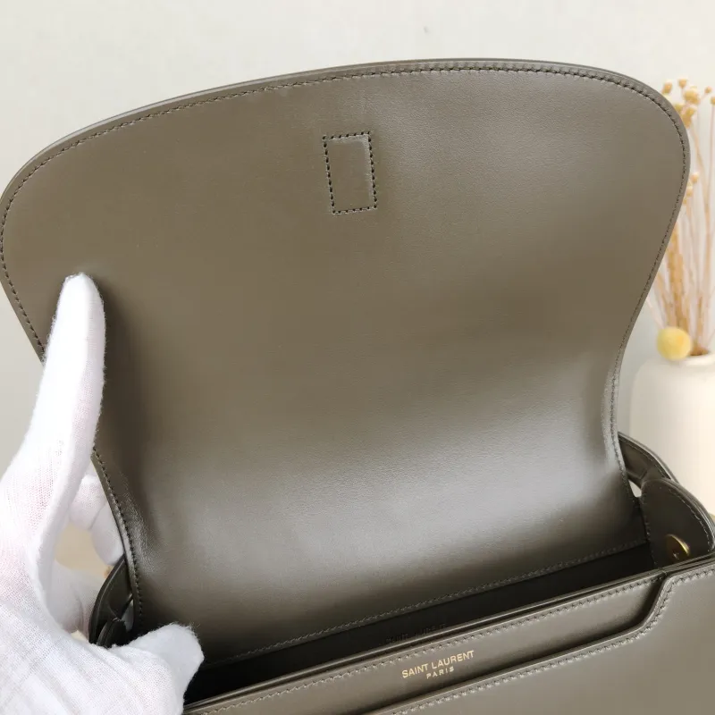 SAINT LAURENT Shoulder Bag VOLTAIRE Calfskin 24 × 6 × 14 cm — detail view 9 of 12