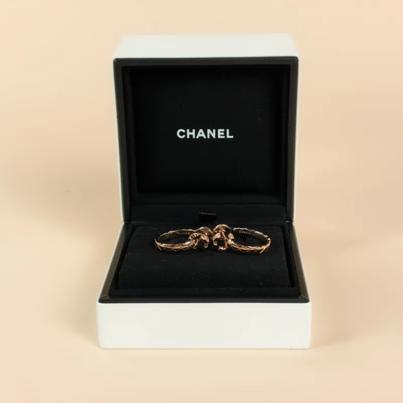 Chanel Jewelry · COCO CRUSH Earrings Rose Gold 18KR ose Gold One Size — cover view 8 of 8