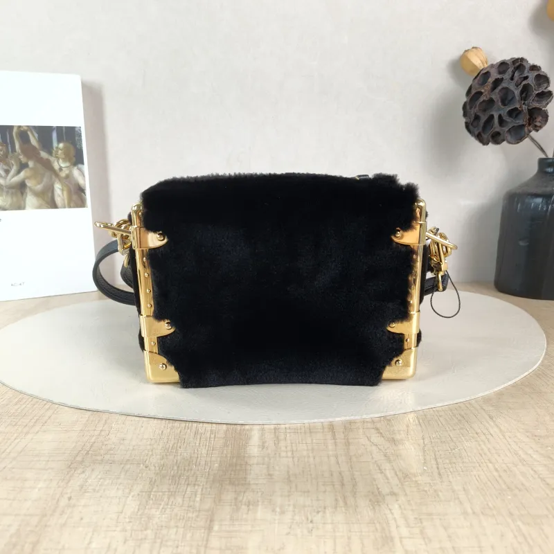Louis Vuitton Crossbody Bag Side Trunk Box Black Small 19 × 7 × 12.5 cm — cover view 4 of 5