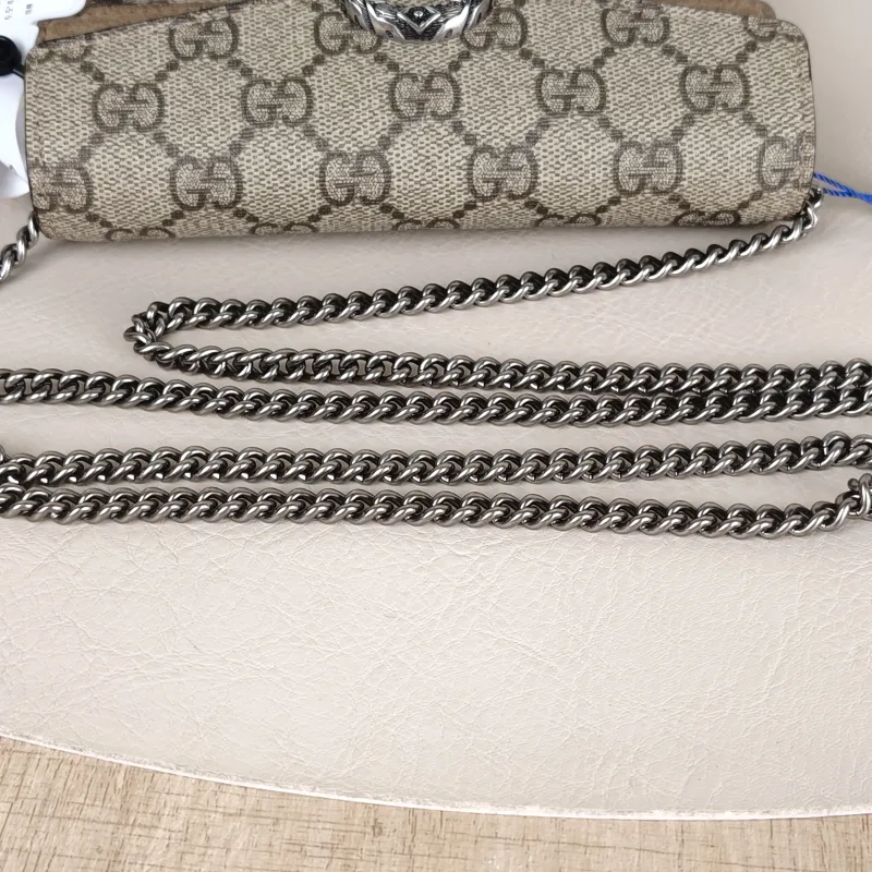 GUCCI Crossbody Bag Dionysus Monogram PV Cmini16.5 × 4.5 × 10 cm — detail view 11 of 14