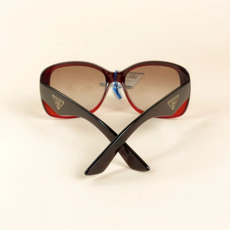 PRADA Eyewear Burgundy Eyewear One Size — cover view 6 of 6